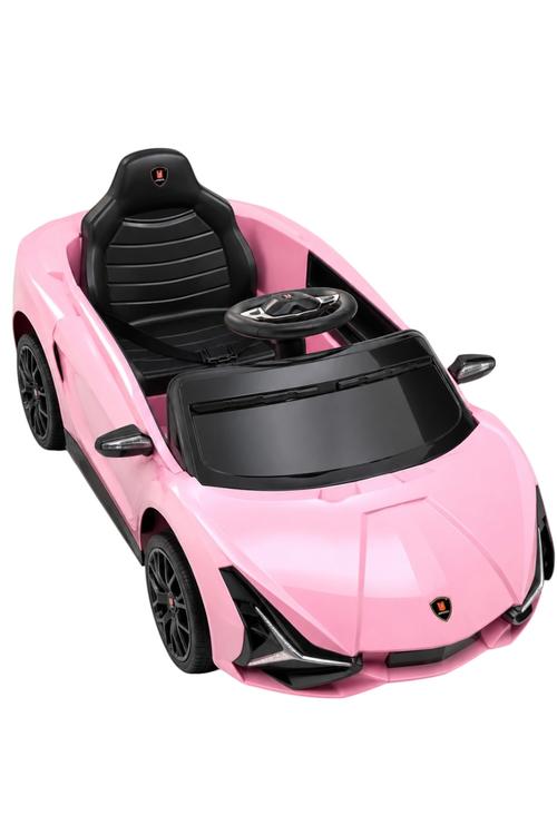 Premium Pink Ride-On Toy Car for Kids, Rechargeable Electric Vehicle